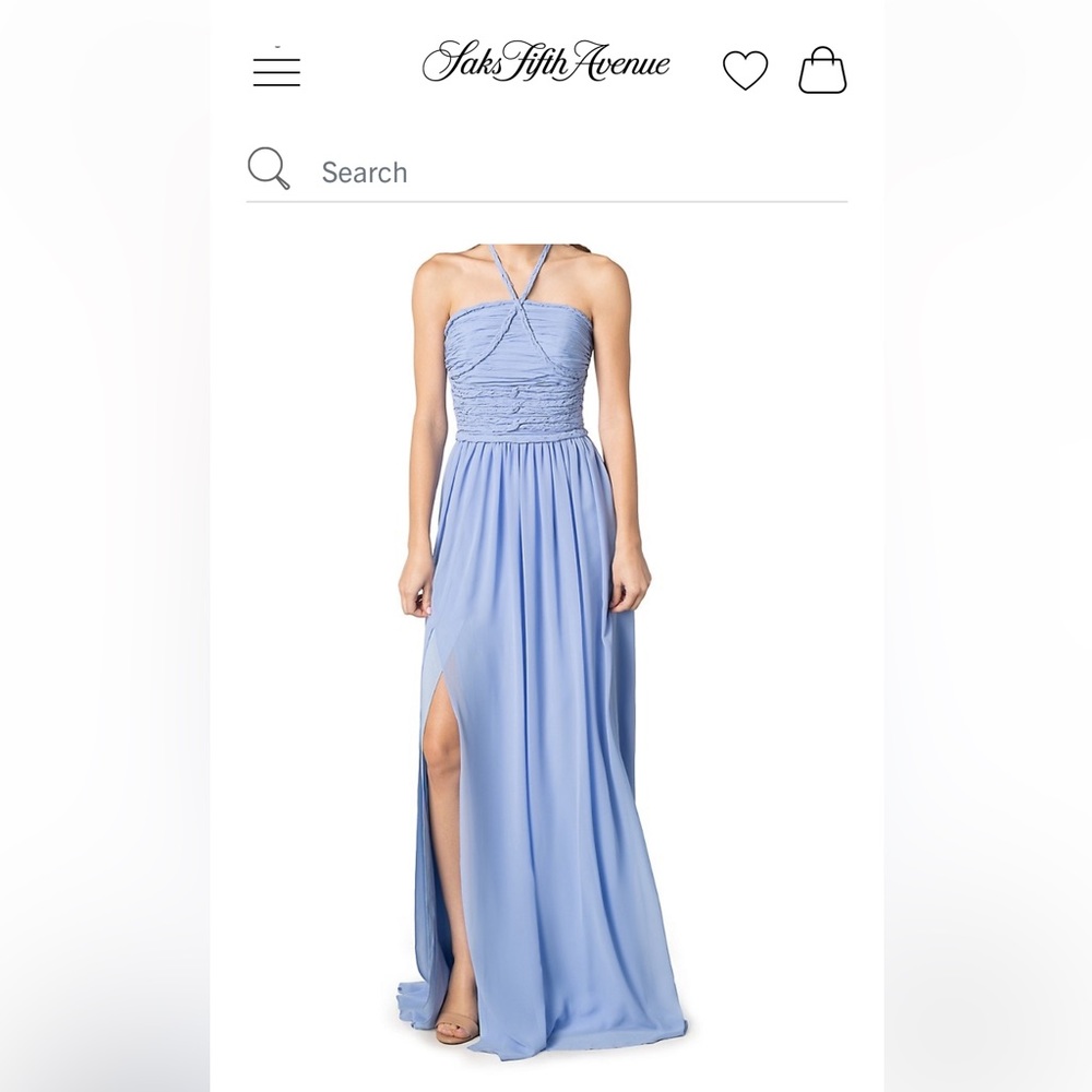 Dress The Population 
Aura Gathered Halter Bodice Maxi Dress